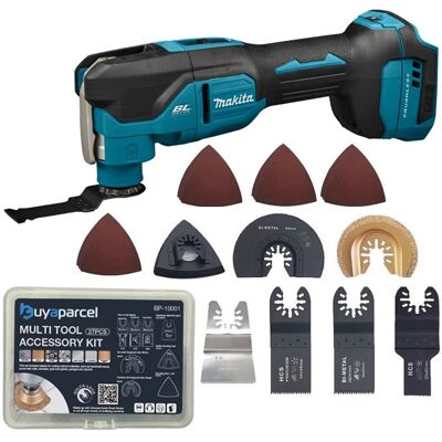 Makita Dtm53z 18v Lxt Brushless Multi Tool Keyless Blade + 27pc Set Plunge Blade Makita Dtm53z 18v Lxt Brushless Multi Tool Keyless Blade + 27pc Set Plunge Blade