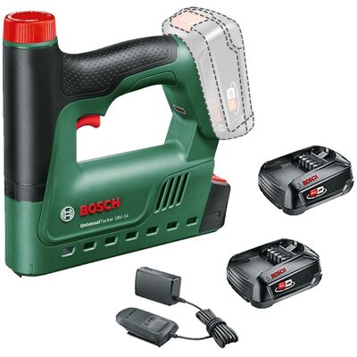 Bosch Universaltacker 18v Cordless Tacker Stapler Nailer + X2 1.5ah Battery Kit Bosch Universaltacker 18v Cordless Tacker Stapler Nailer + X2 1.5ah Battery Kit