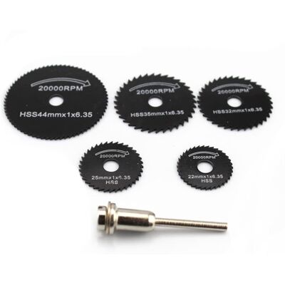IOOMVOL Set Of 6 Circular Saw Blades, Carbon Steel Circular Saw Blades For Cutting Wood And Metal (black) IOOMVOL Set Of 6 Circular Saw Blades, Carbon Steel Circular Saw Blades For Cutting Wood And Metal (black)