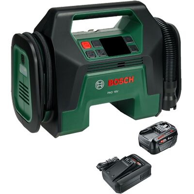 Bosch 0603947400 Cordless 18v Pneumatic Pump Pao Inflator + 4ah Battery Kit Bosch 0603947400 Cordless 18v Pneumatic Pump Pao Inflator + 4ah Battery Kit
