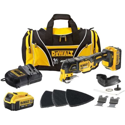 Dewalt Dcs355m2 18v Xr Cordless Brushless Oscillating Multitool + 2 X 4.0ah Batt Dewalt Dcs355m2 18v Xr Cordless Brushless Oscillating Multitool + 2 X 4.0ah Batt