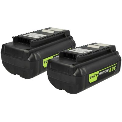 Vhbw 2x Battery Compatible With Ryobi 40v 14 In Brushless Chain Saw, 40v 20 In Brushless Power Tools (4000 Mah, Li-ion, 36 V) Vhbw 2x Battery Compatible With Ryobi 40v 14 In Brushless Chain Saw, 40v 20 In Brushless Power Tools (4000 Mah, Li-ion, 36 V)