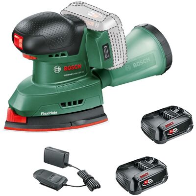 Bosch Easysander 18v 18v-8 Cordless Multisander Sander + X2 1.5ah Battery Kit Bosch Easysander 18v 18v-8 Cordless Multisander Sander + X2 1.5ah Battery Kit