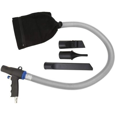 WOIYIC Pneumatic Vacuum Kit for Air Blower/Vacuum Gun - Dual Function Blower/Vacuum Gun, Air Suction Blower/Vacuum Gun, Including Bags, Tube and Accessories WOIYIC Pneumatic Vacuum Kit for Air Blower/Vacuum Gun - Dual Function Blower/Vacuum Gun, Air Suction Blower/Vacuum Gun, Including Bags, Tube and Accessories