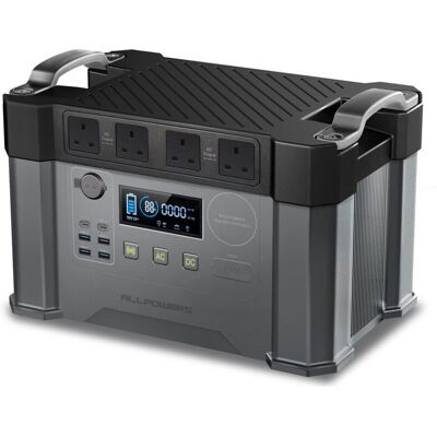 ALLPOWERS S2000 Pro 1451Wh Portable Power Station, 4x 2400W ac Outlet Solar Generator Portable Generator Outdoor Generator for Home Backup, Emergency, Outdoor, ALLPOWERS S2000 Pro 1451Wh Portable Power Station, 4x 2400W ac Outlet Solar Generator Portable Generator Outdoor Generator for Home Backup, Emergency, Outdoor,