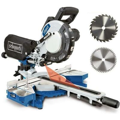 Scheppach - 230V 8' sliding mitre saw wood 2000W ø 216MM HM216 Scheppach - 230V 8' sliding mitre saw wood 2000W ø 216MM HM216