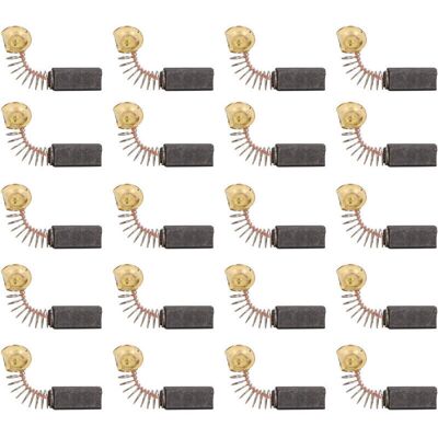 TEHTUY Replacement Carbon Brushes for Motors, Pack of 20 Carbon Brushes for Electric Drills, Angle Grinders, Blowers, Mixers, Standard Size 6.5 x 7.5 x 15 mm TEHTUY Replacement Carbon Brushes for Motors, Pack of 20 Carbon Brushes for Electric Drills, Angle Grinders, Blowers, Mixers, Standard Size 6.5 x 7.5 x 15 mm