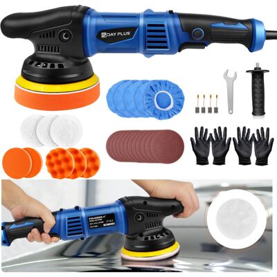 Dayplus - Rotary Car Polisher Buffer Electric Polishing Machine Detailing Sander Pad Set Dayplus - Rotary Car Polisher Buffer Electric Polishing Machine Detailing Sander Pad Set