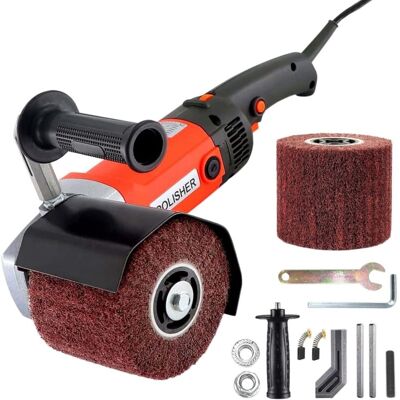 CATHERINE Satin finish machine, sander, brush sander for wood, metal, stainless steel, 230V 1400W, brushing machine, 6 speeds, brush sander for polishing, CATHERINE Satin finish machine, sander, brush sander for wood, metal, stainless steel, 230V 1400W, brushing machine, 6 speeds, brush sander for polishing,