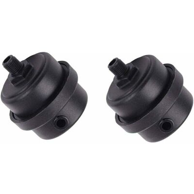 SNQ Set of 2 Low Noise Air Compressor Filters, Plastic Housing, Piston Silencer for Fans, Air Compressors, Boilers, etc. (1/4PT 12mm) SNQ Set of 2 Low Noise Air Compressor Filters, Plastic Housing, Piston Silencer for Fans, Air Compressors, Boilers, etc. (1/4PT 12mm)