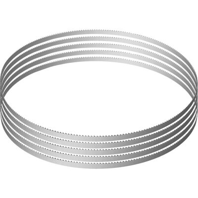 Mophorn - vevor Band Saw Blade, 79.5x0.63x0.02 inch, 5 PCS/Pack Meat Bandsaw Blades for Replacement, Carbon Steel Blade, Meat Cutting Blade Wrapped Mophorn - vevor Band Saw Blade, 79.5x0.63x0.02 inch, 5 PCS/Pack Meat Bandsaw Blades for Replacement, Carbon Steel Blade, Meat Cutting Blade Wrapped