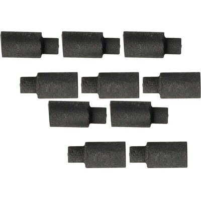 Vhbw - 10x Carbon Brush 3 x 2 x 6.5 mm compatible with Roco H0 23240, 43221, 43001, 43005 locomotive, model making toy train,, Dark Grey Vhbw - 10x Carbon Brush 3 x 2 x 6.5 mm compatible with Roco H0 23240, 43221, 43001, 43005 locomotive, model making toy train,, Dark Grey