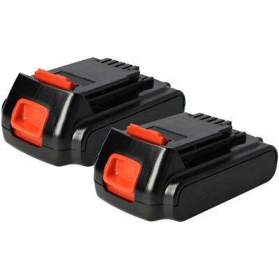 Vhbw - 2x Battery Replacement for Black & Decker BL2018, BL1318, BL1518, BL3018, BL1518-XJ, BL2018-XJ for Power Tools (2000 mAh, Li-Ion, 18 v) Vhbw - 2x Battery Replacement for Black & Decker BL2018, BL1318, BL1518, BL3018, BL1518-XJ, BL2018-XJ for Power Tools (2000 mAh, Li-Ion, 18 v)