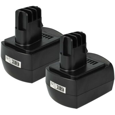 vhbw 2x Battery Replacement for Metabo 6.31746, 6.25471.00, 6.31728, 6.2547, 6.25471, 6.25470.00 for Power Tools (2100 mAh, NiMH, 9.6 V) vhbw 2x Battery Replacement for Metabo 6.31746, 6.25471.00, 6.31728, 6.2547, 6.25471, 6.25470.00 for Power Tools (2100 mAh, NiMH, 9.6 V)