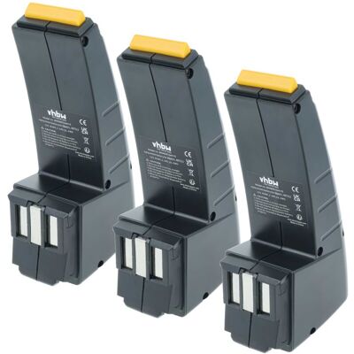 Vhbw - 3x Battery Replacement for Festo / Festool 491150, 490889, 490592, 490359, BP12C, BPH12C, 490360 for Power Tools (2100 mAh, NiMH, 12 v) Vhbw - 3x Battery Replacement for Festo / Festool 491150, 490889, 490592, 490359, BP12C, BPH12C, 490360 for Power Tools (2100 mAh, NiMH, 12 v)