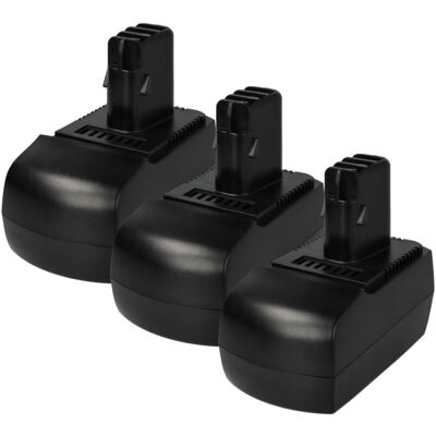 Vhbw - 3x Battery for Metabo 6.25475, 6.25476, 6.25482, 6.25481, 6.25482 - Battery Vhbw - 3x Battery for Metabo 6.25475, 6.25476, 6.25482, 6.25481, 6.25482 - Battery