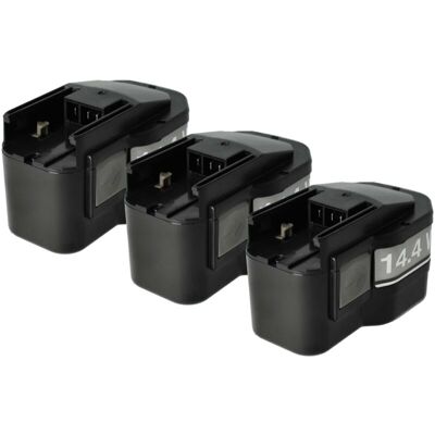 VHBW 3x Battery Replacement for Milwaukee - Rechargeable NiMH, 14.4V VHBW 3x Battery Replacement for Milwaukee - Rechargeable NiMH, 14.4V