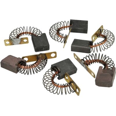 Vhbw - 6x Carbon Brush 9 x 19 x 24 mm compatible with Kärcher br trike, km 105/100 r, km 100/100 r, km 105/110 r, br 900 sweeper + Spring Vhbw - 6x Carbon Brush 9 x 19 x 24 mm compatible with Kärcher br trike, km 105/100 r, km 100/100 r, km 105/110 r, br 900 sweeper + Spring