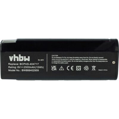 Vhbw - Battery compatible with Paslode Impulse IM65A F16 Power Tools, Strip Nailer (2500 mAh, NiMH, 6 v) Vhbw - Battery compatible with Paslode Impulse IM65A F16 Power Tools, Strip Nailer (2500 mAh, NiMH, 6 v)