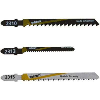 Wolfcraft - Professional Jigsaw Blade Long-Lasting Quality Set for Woodworking,6Ps Wolfcraft - Professional Jigsaw Blade Long-Lasting Quality Set for Woodworking,6Ps