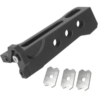 MCBOSON Woodworking Aluminum Alloy Edge Trimmer and Manual Edge Planer, R1 R2 R3 Chamfer Scraper for Quick Cutting MCBOSON Woodworking Aluminum Alloy Edge Trimmer and Manual Edge Planer, R1 R2 R3 Chamfer Scraper for Quick Cutting