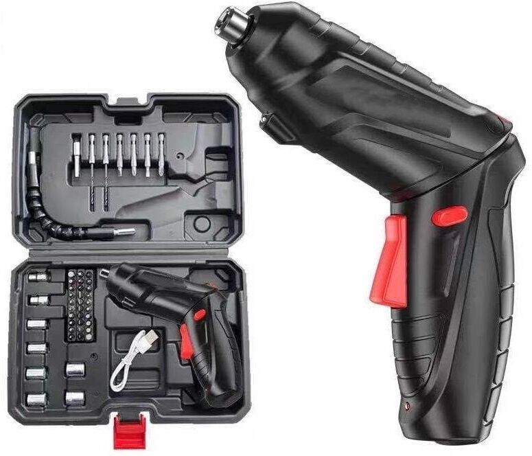 MEMKEY 3.6V Mini Electric Screwdriver Set Lithium Battery Rechargeable usb Cordless Drill diy Multifunctional Household Tools