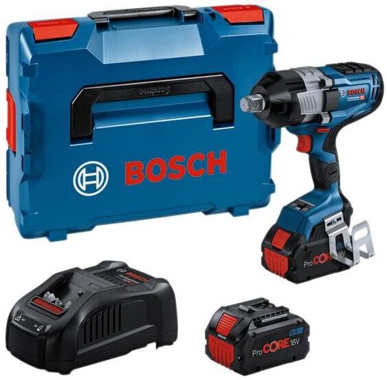 Bosch - 06019M1070 gds 18V-1600 hc biturbo Impact Wrench 18V 2 x 8.0Ah ProCORE