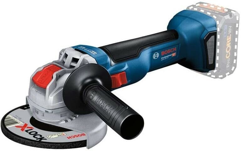 Bosch Professional - Bosch gwx 18 V-10 125mm Brushless Cordless 18v x-lock Angle Grinder Bare Unit