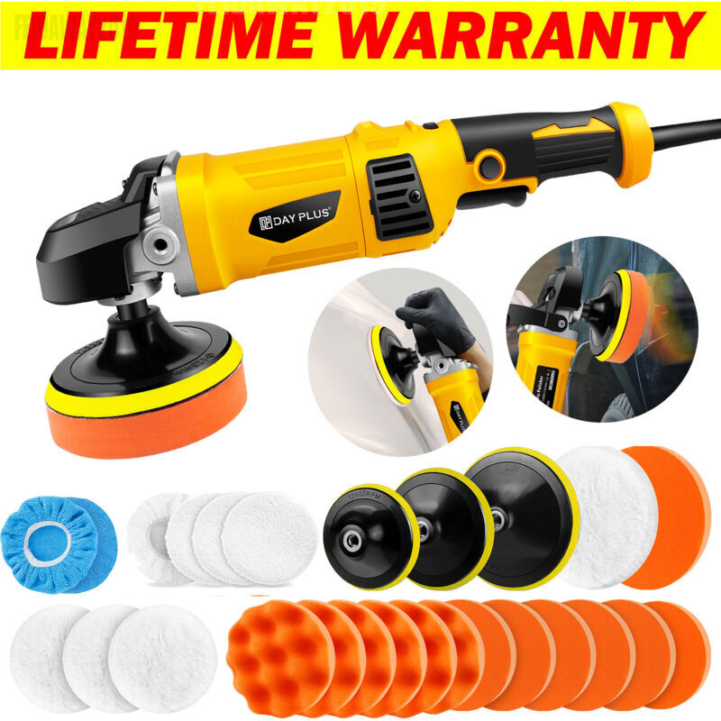 Briefness - Car Polisher Sander Buffer Rotary Polishing Machine Electric Pad Kit Detailing