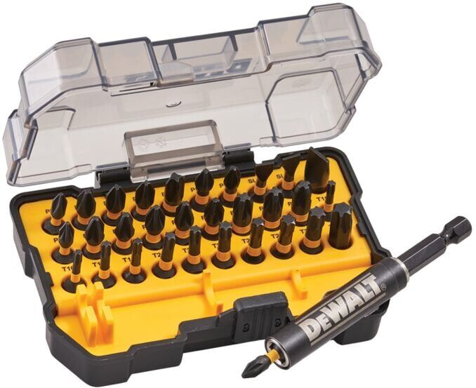 Dewalt - Flex Torq Impact Screwdriver Bit Set + Bit Holder 32 Piece DT70585T-QZ