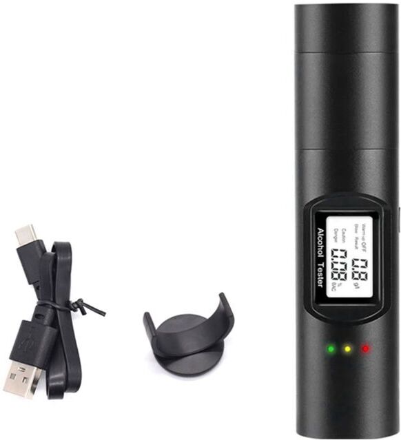 Tlily - Digital Alcohol Tester Accurate Professional Electronic Breathalyzer Test Tools b