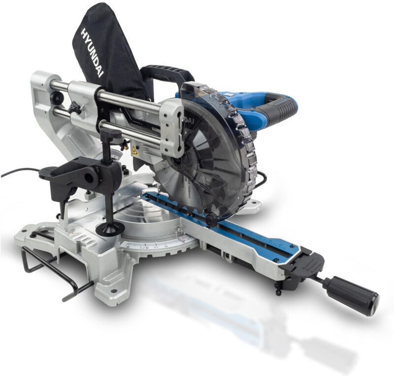 Hyundai - 1500W Electric Mitre Saw / Chop Saw with 210mm Blade, 230V