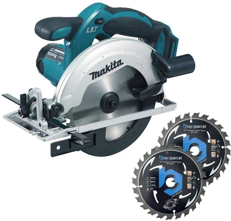 Makita - DHS680Z 18v Lithium Brushless Circular Saw 165mm Bare +2 Extra bap Blades