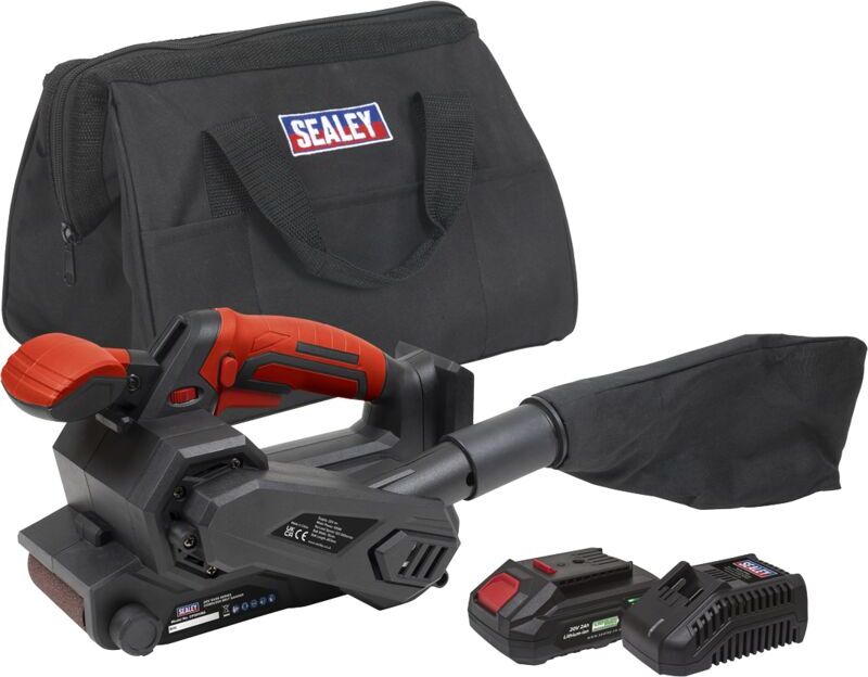Sealey - CP20VBSKIT1 SV20 Series Cordless Belt Sander Kit 20V 2Ah