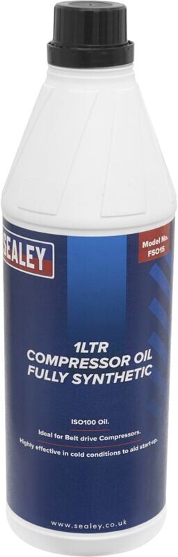 Sealey FSO1S Compressor Oil Fully Synthetic 1L