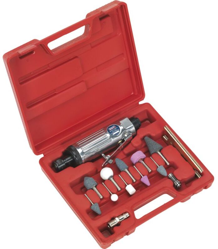 Sealey SA67 Air Die Grinder Kit 16pc