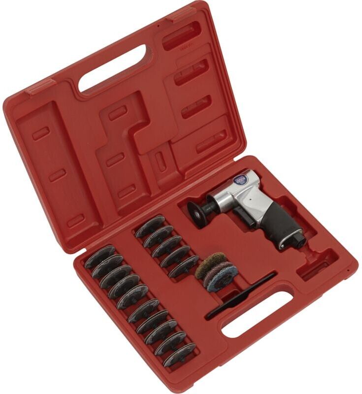 Sealey - SA720 Premier Air Mini Sander Kit 50mm 35pc