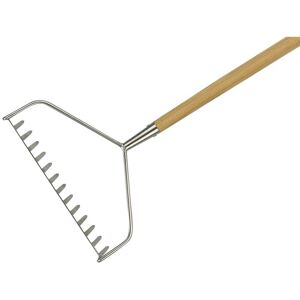 KENT & STOWE Kent&stowe - Stainless Steel Long Handled Soil Rake, fsc K/S70100057