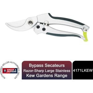 Spear & Jackson Spear&jackson - Bypass Secateurs, Razorsharp Large Stainless, Kew Gardens Range