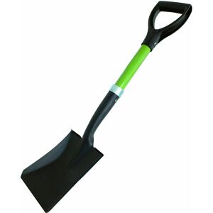 Toolzone - 28 mini square nose fibreglass snow shovel for car boot small gardening spade