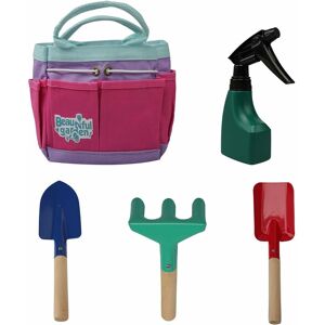 HÉLOISE 5 pcs Flower Pot Tool Tote Bag Set Watering Can Shovel Rake with Bag Garden Toys for Kids