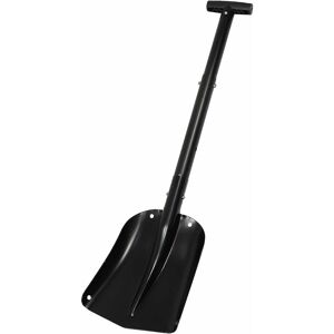 Tinor - Aluminum Alloy Foldable Snow Shovel Telescopic Snow Shovel Outdoor Use for Car Camping Garden (Black)