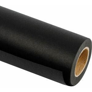 Black Kraft Paper Roll - 30cm x 30m - Recycled Paper Ideal for Crafts, Art, Small Gift Wrapping, Packaging, Mailings, Mailings, Parcels Denuotop