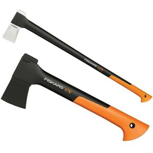 FSK121423 xs X7 Chopping Axe 640g + FSK122503 X27 Splitting Axe 2.8kg - Fiskars