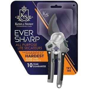 KENT & STOWE Kent&stowe - 70100856 Eversharp Garden Secateurs Lite Small Hand Never Blunts