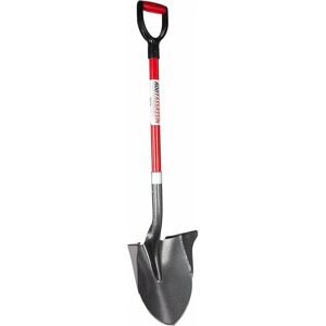 Edge Shovel - Ultra sharp shovel for all types of floors - Carbon Steel Blades - Black/Red - 110x11x22 cm - Rootslayer