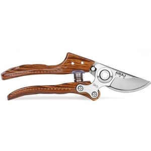 AOUGO Secateurs with wooden handle Secateurs Sharp scissors Max. cutting diameter 22 mm garden cutting tool