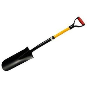 Neilsen - Drainage Drain Spade Fibreglass d Handle Post Hole Trench 1080mm Shovel 1150