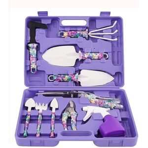 ODIPIE 10-Piece Gardening Tool Kit, Gift Set, Ergonomic Handle with Rustproof Storage Case, Trowel, Rake, Weeder, Shears, Sprayer, Shovel ODIPIE 10-Piece Gardening Tool Kit, Gift Set, Ergonomic Handle with Rustproof Storage Case, Trowel, Rake, Weeder, Shears, Sprayer, Shovel