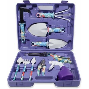Supermarket - 10 Pieces Garden Tools Set, Women Gift Aluminum Garden Tools with Garden Bag, Garden Shovel, Garden Gifts for Men Women Purple Supermarket - 10 Pieces Garden Tools Set, Women Gift Aluminum Garden Tools with Garden Bag, Garden Shovel, Garden Gifts for Men Women Purple